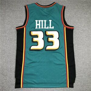 Detroit Piston Grant Hill #33 Men's Basketball Jersey